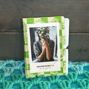 Checkered Floral Instax Mini Photo Album
